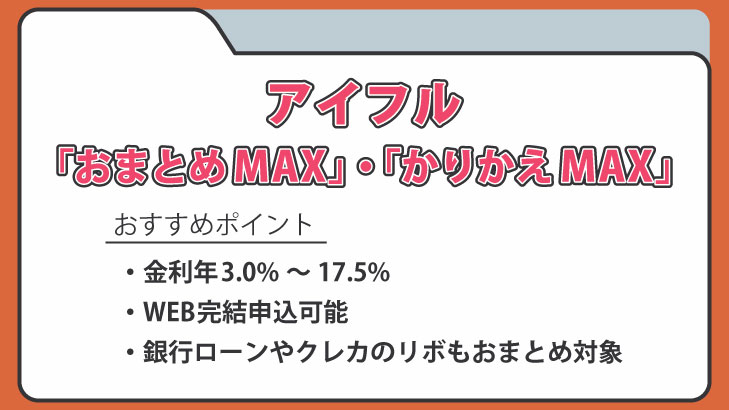 アイフル「おまとめMAX・かりかえMAX」