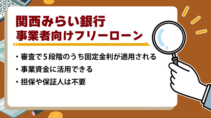 関西みらい銀行「事業者向けフリーローン」